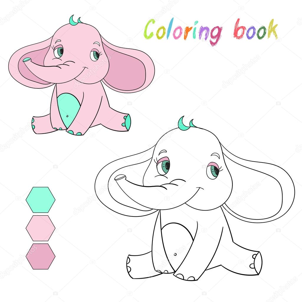 Desenhos para colorir – Elefante