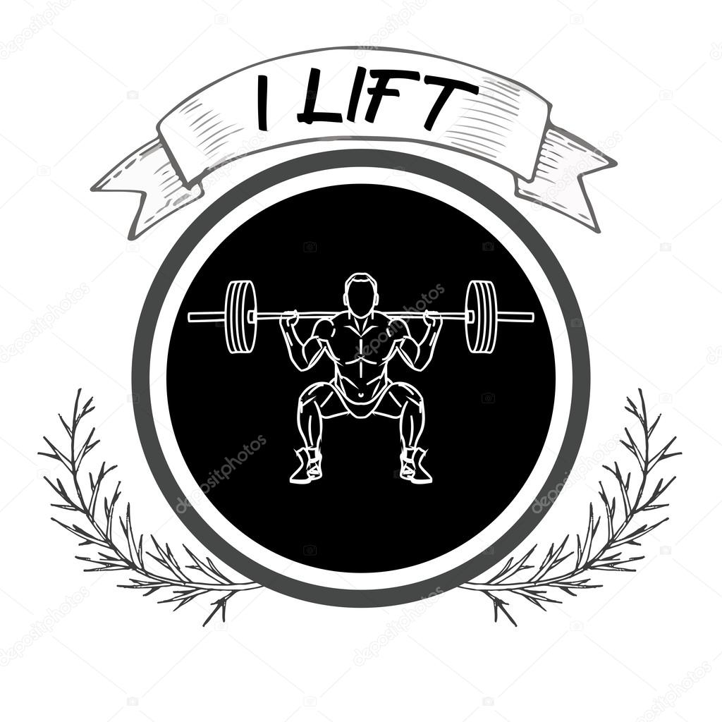 Fitness logo vector illustration