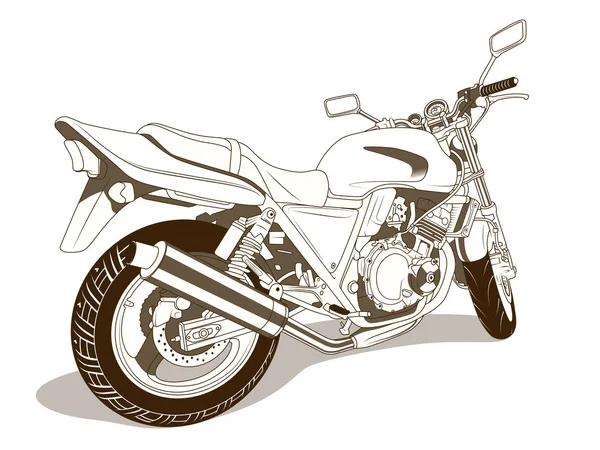 Мотоцикл Vector Illustration — стоковый вектор