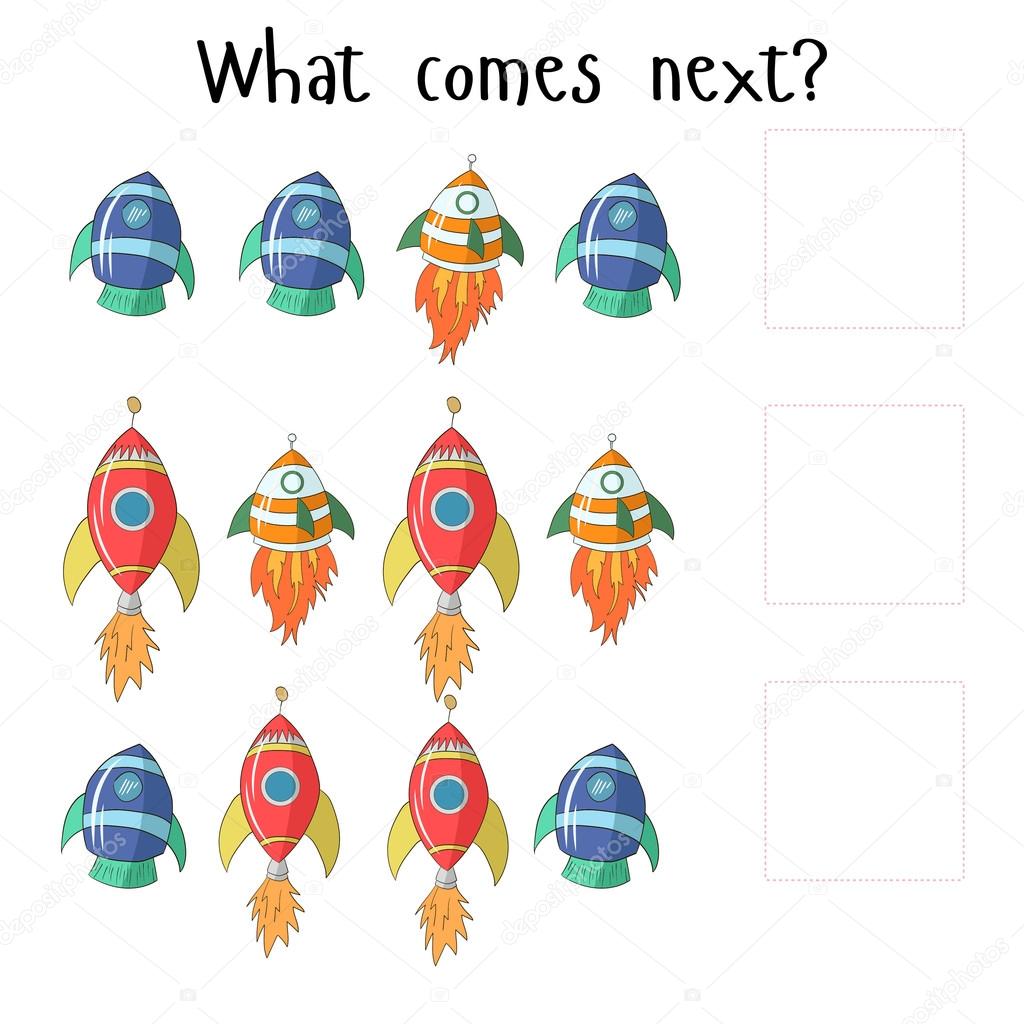 Educational game for children what comes next