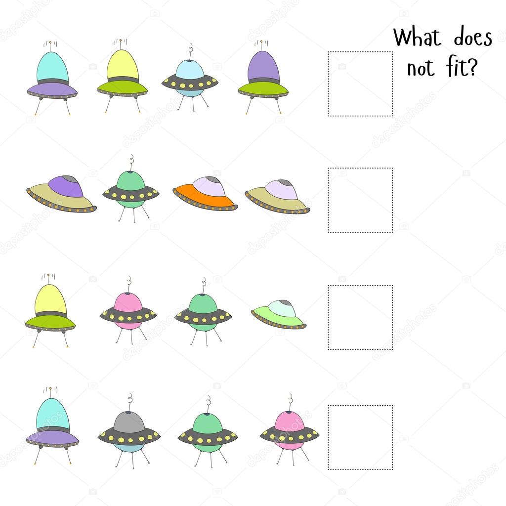 Educational game for children what does not fit