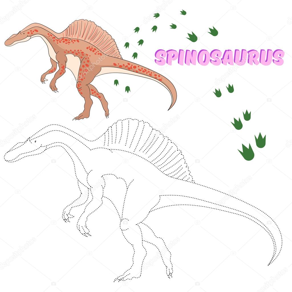Jogo educativo conectar pontos para desenhar dinossauro imagem vetorial de  AlexanderPokusay© 87433158