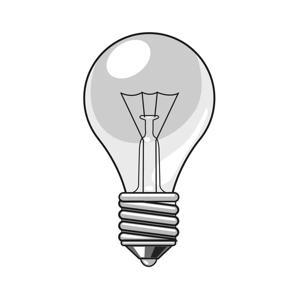 Illustration vectorielle de dessin animé ampoule — Image vectorielle