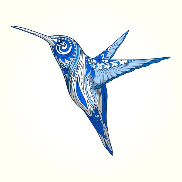 Hummingbird ornament streszczenie wektor — Wektor stockowy