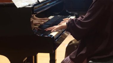 Piyano çalan kadın