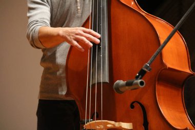 kontrbas oynamak adam