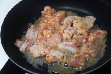 Izgara yapılmış sığır iç organları görüntüsü