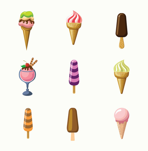 Коллекция икон мороженого
.