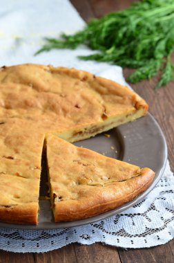 Lahana ve soğan pasta