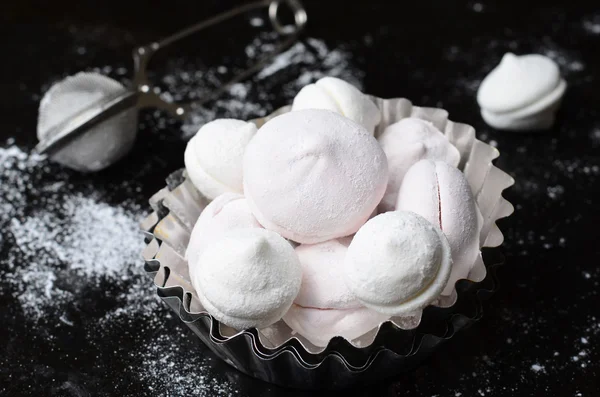 Zephyr Marshmallow Dessert — Stock Photo, Image