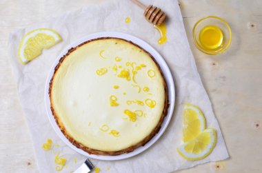 Limon ve bal Cheesecake