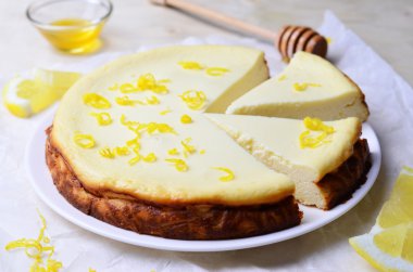 Limon ve bal Cheesecake