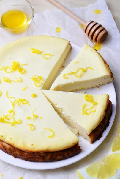 Limon ve bal Cheesecake