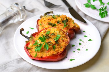 Kuskus biber dolması