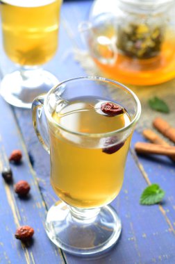 Sağlıklı köpek-gül çay