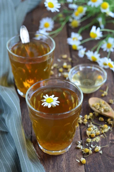 Chá de camomila saudável — Fotografia de Stock