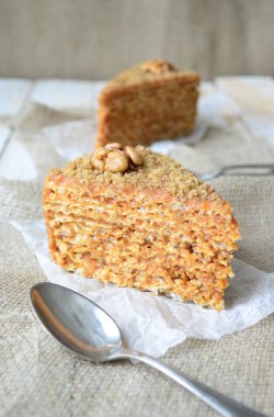 Waffle pasta yoğunlaştırılmış süt krema ile