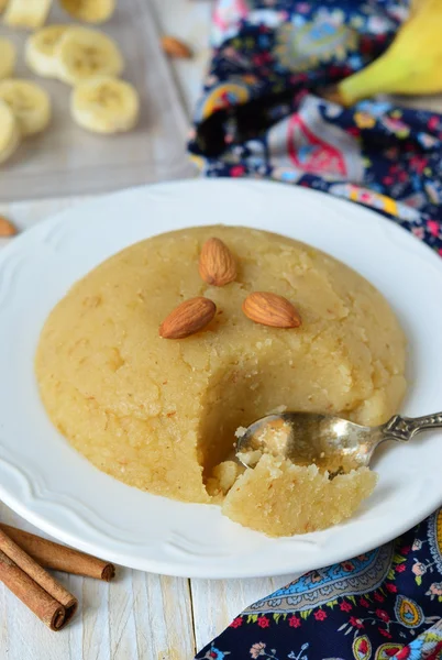 Dessert de Halava, cuisine indienne — Photo