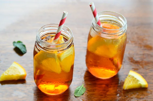 Orange cold drink — Stock Photo, Image