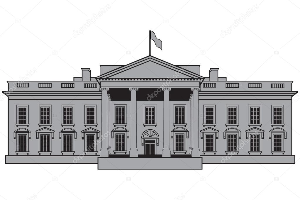 White House vector buidling. Washington DC