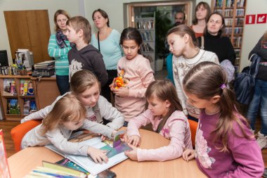 Moskova, Rusya. Kütüphane