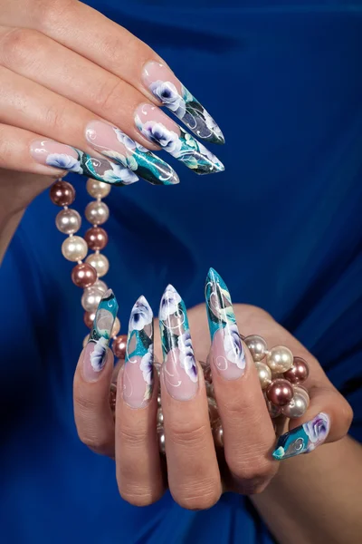 Female hands with manicure — Stock Photo, Image