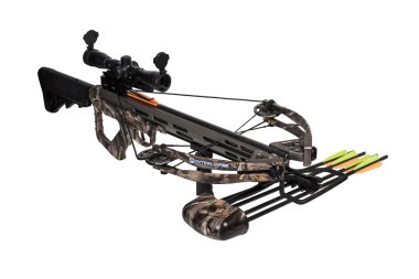 Crossbow on white background clipart