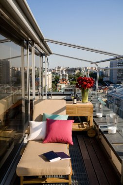 Penthouse Daire güneşli gün