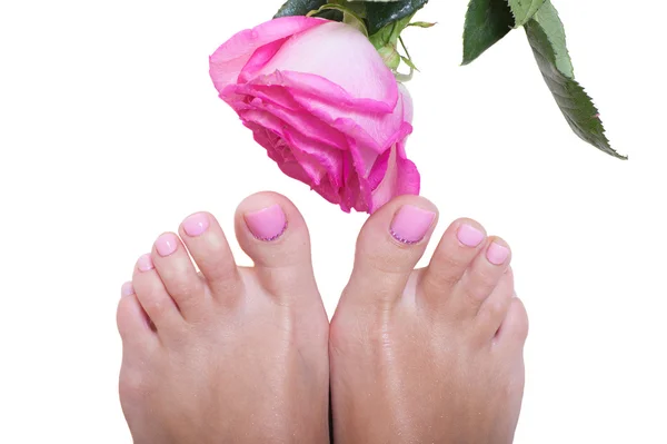 Beautiful foot care — Stock Photo, Image