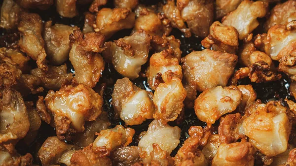 Deep Fried Chicken Tendons Dla Zawartości Żywności — Zdjęcie stockowe