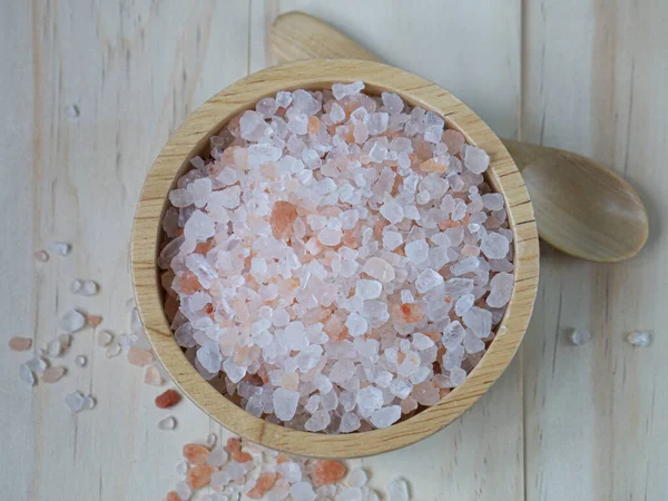 Himalayan Salt Närbild För Mat Innehåll — Stockfoto