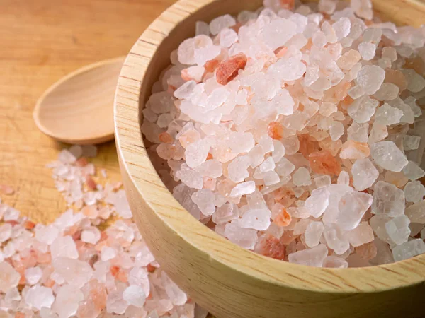 Himalayan Salt Närbild För Mat Innehåll — Stockfoto