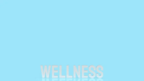 Wellness Word Health Concept Rendering — Stock Photo, Image