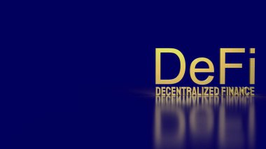 Şifreleme iş konsepti için mavi arka plandaki çiftçilik altın kelimesinin karalanması 3D