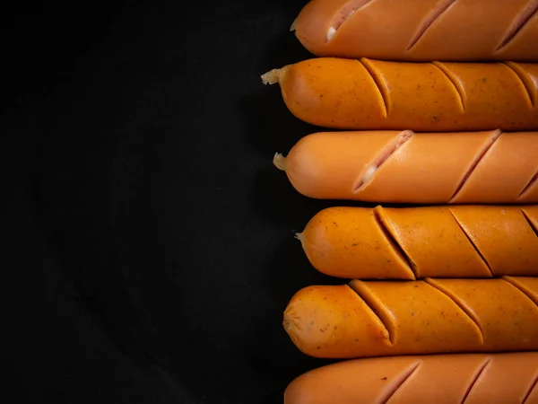 Sausage Closeup Image Food Health Concept — Stock Photo, Image