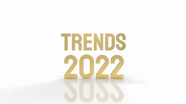 Die Trends 2022 Text Für Businessplan Konzept Renderin — Stockfoto