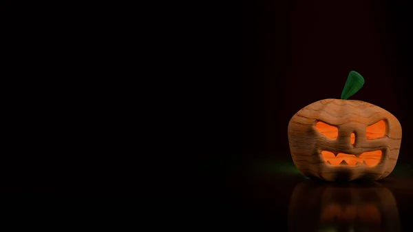 Tök Lámpa Halloween Koncepció Renderelés — Stock Fotó