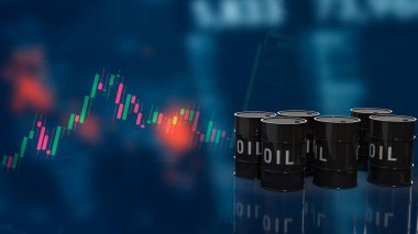 Petrol tankları ve petrol konsepti 3D oluşturma için arkaplan çizelgesi