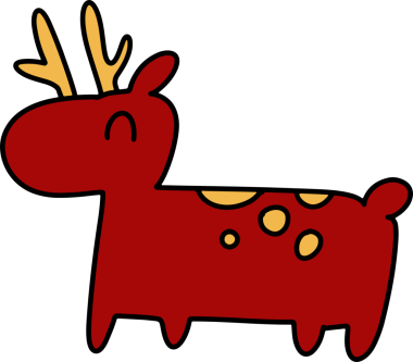 Kutlama ya da tatil konsepti için Noel çizimi.