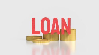 İş Konsepti için kredi ve sikkeler 3d Hazırlama, Finans veya Kazanma konsepti.