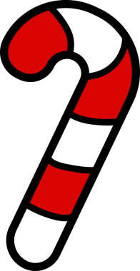 Tatil ya da kutlama konsepti için Noel simgesi.