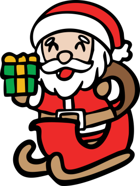 Noel Baba ve Kardan Adam çizgi film ikonları. Noel süslemeleri, tatil grafikleri, şenlik tasarımları, tebrik kartları ve mevsimsel dijital projeler için mükemmel..