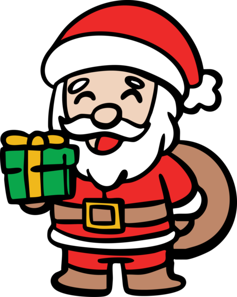 Noel Baba ve Kardan Adam çizgi film ikonları. Noel süslemeleri, tatil grafikleri, şenlik tasarımları, tebrik kartları ve mevsimsel dijital projeler için mükemmel..