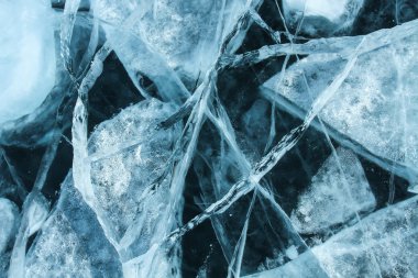 doğal şeffaf buz