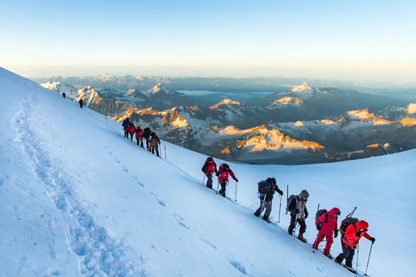 Arrampicata sul Monte Elbrus — Foto Stock