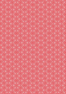 Kırmızı geometrik desen