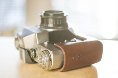 Retro kamera, düşük alan derinliği