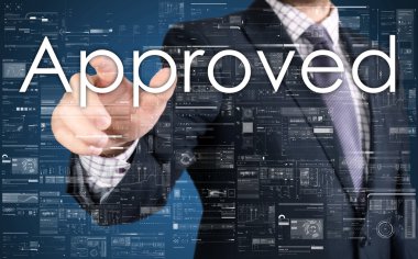 işadamı onaylandı dokunmatik ekran seçmektir