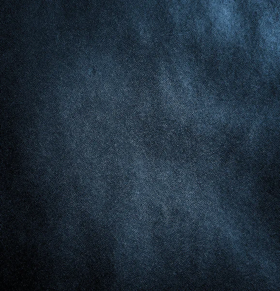 Texture in pelle blu primo piano, utile come sfondo — Foto Stock
