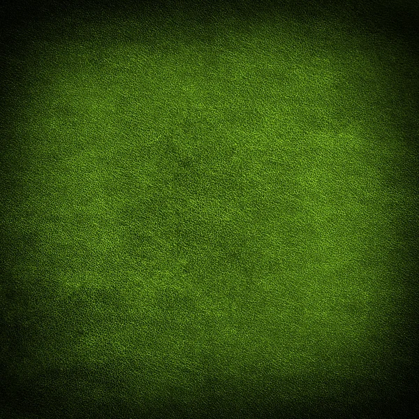 Green leather background or texture — Stock Photo, Image